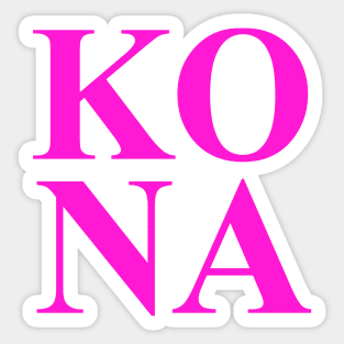 KONA SWIM BIKE RUN TRIATHLON Sticker